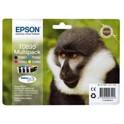 Abbildung von Epson T0895 4 Farben Druckerpatrone Multipack