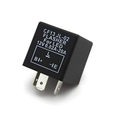 Abbildung von Universal Blinkrelais Blinkgeber Relais LED geeignet CF13 12V 0,02 20A 3Polig Flasher Blinker lastunabhängig Relay