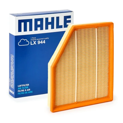 Abbildung von MAHLE ORIGINAL LX 944 Luftfilter 47,3 231 294,2 Filtereinsatz BMW: 5 Limousine, 6 Coupe, Touring