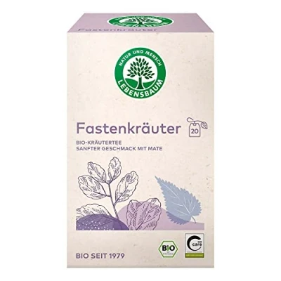 Abbildung von Lebensbaum Kräuterteemischung, Fastenkräuter 20 Beutel, 30g (4er Pack)