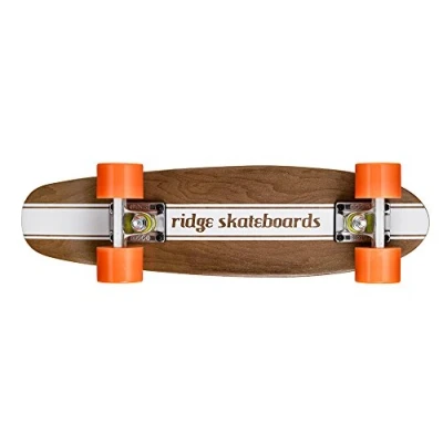 Abbildung von Ridge Maple Holz Mini Cruiser Number Four Skateboard, Orange, MPB 22 NR4