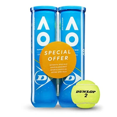 Abbildung von Dunlop Australian OPEN 8 PACK Unisex Tennisball, Größe: One Size, Gelb