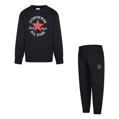 Abbildung von Converse Trainingsanzug für Kinder, Größe: 110 116, Black