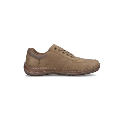 Abbildung von Rieker Sportlicher Schnürer, Herren, Größe: 45, Beige Schuhe