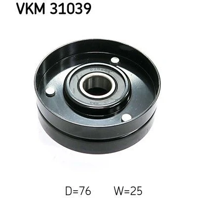Abbildung von SKF VKM 31039 Umlenkrolle AUDI: A4 B7 Avant, A6 C5 A8 D2, VOLKSWAGEN: Passat B5 GP Variant, Limousine, Variant