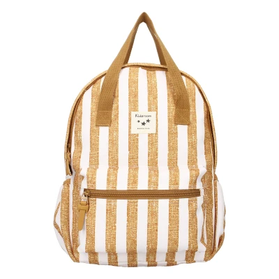 Abbildung von Kidzroom Lille Stripe Frenzy Backpack brown kindertasche