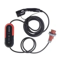 Abbildung von Blaupunkt 400V Tragbares Ladegerät Typ 2 Elektrofahrzeuge 3 Phasen 8 16A, Schwarz