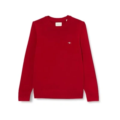 Abbildung von GANT Damen Classic Cotton C Neck Pullover, Ruby RED, XS