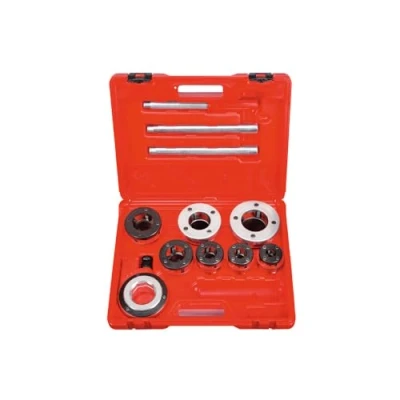 Abbildung von ROTHENBERGER SUPER CUT Gewindeschneiden Set im Koffer, Ratschen Gewindeschneidkluppe, BSPT R Gewind, 3/8&quot; 1/2&quot; 3/4&quot; 1&quot; 1 1/4&quot; Arbeitsbereich Durchmesser 070790X Gewindeschneider