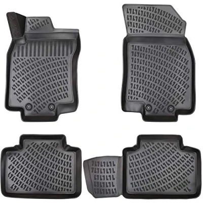 Abbildung von Elmasline Design 3D Gummimatten Set für Nissan X Trail (T31) Baujahr 2007 2013 Extra hoher 5cm Rand