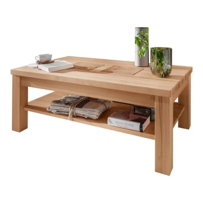 Abbildung von Lomadox Wohnzimmer Sofatisch Couchtisch 118x70cm, Kernbuche massiv geölt