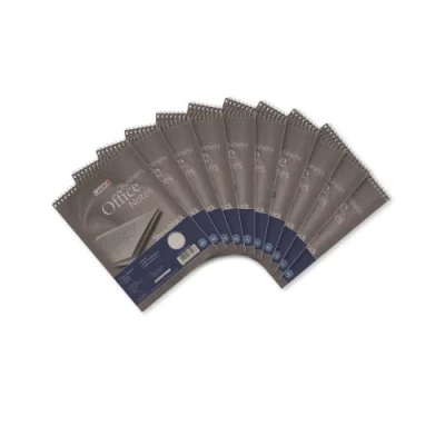 Abbildung von Landré Steno Block Recycling A5 liniert, rote Mittellinie, 40 Blatt, 70 g/m², 10 Stück