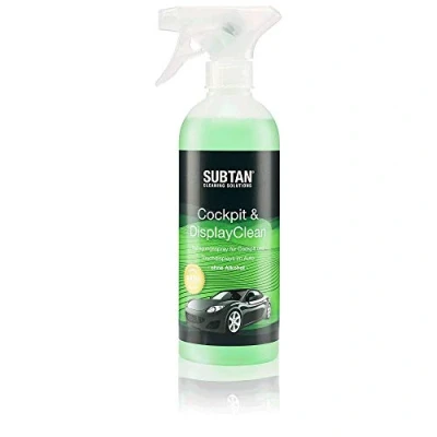 Abbildung von SUBTAN Cockpit &amp; DisplayClean Reiniger Spray 500 ml für die Reinigung von Cockpit, Touchscreen und Armaturenbrett im Auto der ideale Innenraum