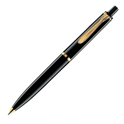 Abbildung von Pelikan Kugelschreiber Classic 200, Schwarz, hochwertiger Druckkugelschreiber im Geschenk Etui, 996686