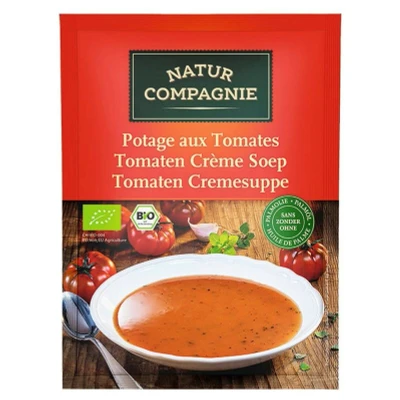 Abbildung von Tomaten Creme Suppe