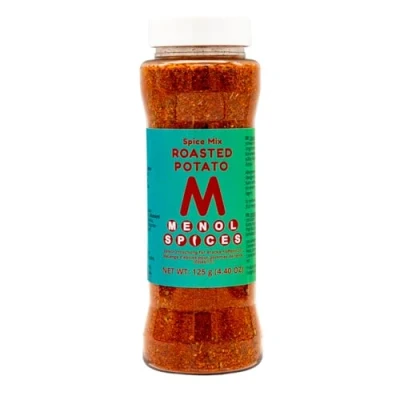 Abbildung von Menol Spices Backkartoffel Gewürzmischung, Würze 125g, 20% Salz, Natürliche Gewürz, Kartoffelgewürz, Bratkartoffelgewürz, Bratkartoffeln, Gewürze, Chipsgewürz, Pommes Ohne MSG