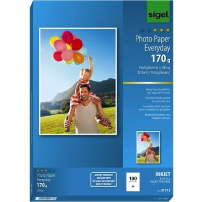 Abbildung von SIGEL Fotopapier Inkjet Everyday DIN A4 hochglänzend 170 g/m²