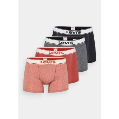 Abbildung von Levi&#039;s MEN Vintage 4 PACK Panties, Herren, Größe: Small, Black/red