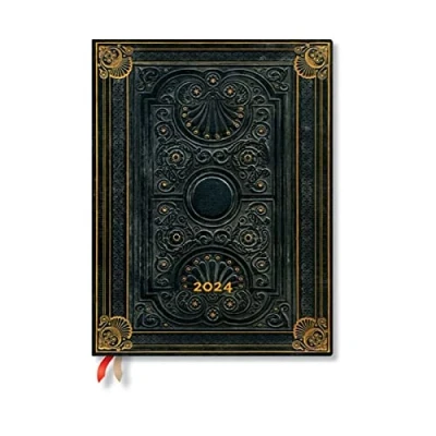 Abbildung von Paperblanks Flexi 12 Monatskalender 2024 Nocturnelle, Vertikal Ultra (230 x 180), Englisch (Feiertage International)