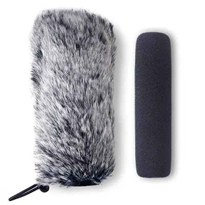 Abbildung von YOUSHARES VideoMic GO Schaumstoff Windschutz &amp; Windschutzscheibe Muff Rode Mic Kamera Mikrofon, Indoor Outdoor Microphone Wind Filter (2 Pack)