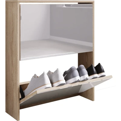 Abbildung von VCM Schuhschrank Holz Schuhkipper Spiegel Stido L (1 St)