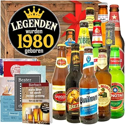 Abbildung von Legenden 1980 / Bier aus der Welt 12x Geschenke Geburtstag