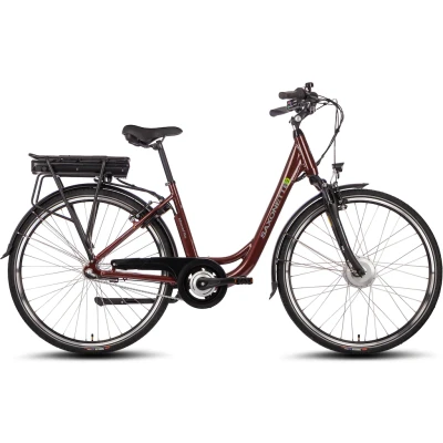 Abbildung von SAXONETTE E Bike &quot;Advanced Plus&quot;, 3 Gang, Shimano, SHIMANO Nexus, Frontmotor 250 W, (mit Akku Ladegerät), Damen Cityrad, Rücktrittbremse, integr. Rahmenschloss, Pedelec