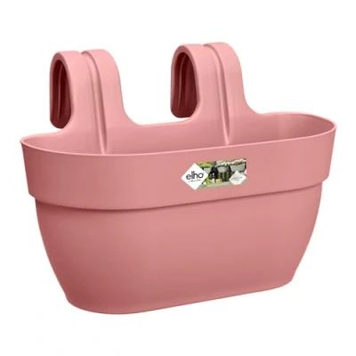 Abbildung von elho Vibia Campana Easy Hanger M 36 Übertopf für Balkon &amp; Außen Ø 36.0 x H 26.5 cm Rosa/Puderrosa