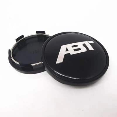 Abbildung von 4 Stück Auto Radnabenkappen für 56MM 60 MM ABT,nabendeckel, Radkappen mit Logo, Radnaben Mittel Abdeckungen Radnabendeckel Felgenkappen Autozubehör Wasserdicht Staub,60mm B