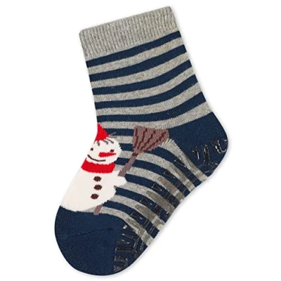 Abbildung von Sterntaler Fliesen Flitzer SOFT Weihnachten Socken für Kinder, Größe: 19/20, Marine