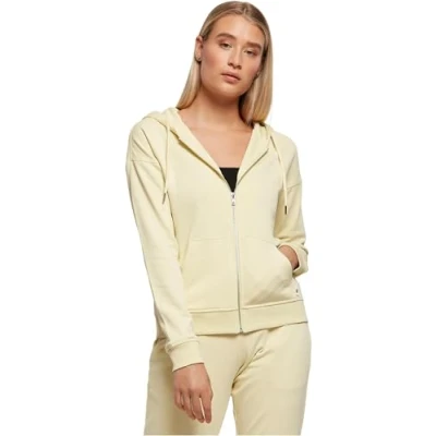 Abbildung von Urban Classics Sweatjacke, Damen, Größe: Small, Softyellow