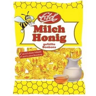 Abbildung von Edel Milch Honig Bonbons