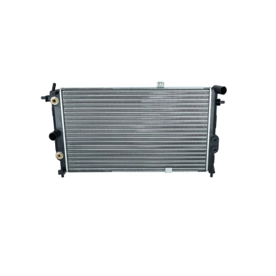 Abbildung von NRF 58973A Kühler, Motorkühlung Aluminium 620 378 34 FULL KIT Kühlrippen mechanisch gefügt OPEL: Calibra A, Vectra A Limousine, CC