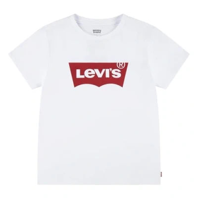 Abbildung von Levi&#039;s Mädchen LVG Batwing Tee 4EK825 T Shirt, RED/White, 16 Years