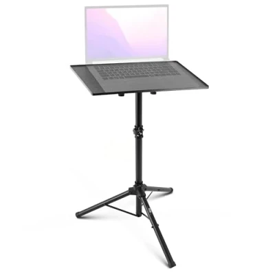Abbildung von Pyle Laptop Ständer, DJ Stand, Projektor Beamer Stativ &amp; Halterung, Ständer höhenverstellbar, Dreibein Stativ, Studio Büro, Laptops, Computer, Equipment Projektoren