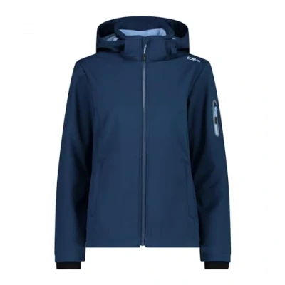 Abbildung von CMP Woman Jacket ZIP HOOD Softshelljacke, Damen, Größe: 34, Blue sky