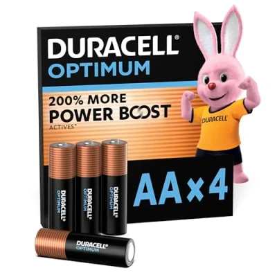 Abbildung von Duracell batterie optimum extra power aa blisterpackung 4 12740