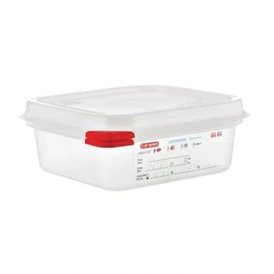 Abbildung von Araven 03350 PP Food Container GN mit Deckel, 1,1 l, 65 mm (4 Stück)