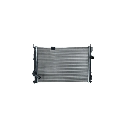 Abbildung von NRF 58455A Kühler, Motorkühlung Aluminium 628 435 34 Kühlrippen mechanisch gefügt NISSAN: Qashqai / Qashqai+2 I, I Van