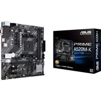 Abbildung von ASUS Prime A520M K Mainboard Sockel AM4 (AMD Ryzen, micro ATX, M.2, 1Gbit/s Ethernet, SATA 6Gbit/s, USB 3.2 Gen 2 Typ A)
