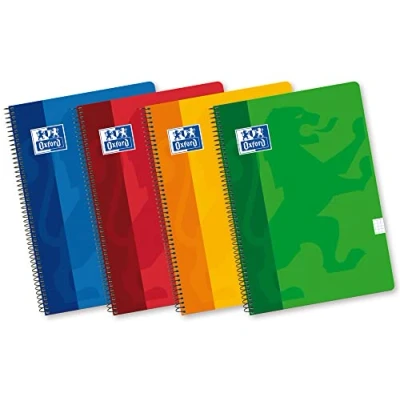 Abbildung von Oxford, A5 Notizbuch, 4x4 Raster, Softcover, 80 Blatt, in verschiedenen Farben erhältlich, 1 Einheit