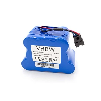Abbildung von vhbw Akku kompatibel mit Ecovacs Deebot 800, 810, 830, D8 Serie Home Cleaner Heimroboter (3500mAh, 12V, NiMH, Blau)