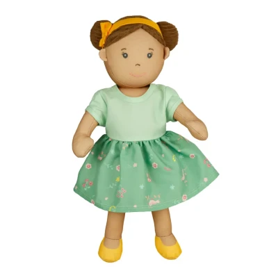 Abbildung von Stoffpuppe &#039;&#039;Livi&#039;&#039; mit Kleidchen zum An und Ausziehen, 32 cm