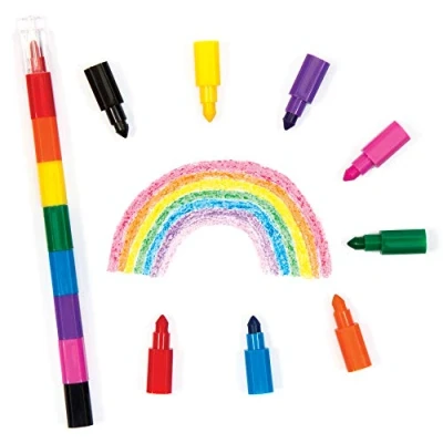 Abbildung von Baker Ross AV214 Buntstifte für Kinder, Regenbogenfarben, 4 Stück