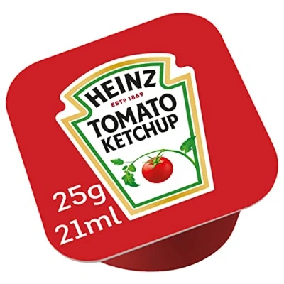 Abbildung von Heinz Tomato Ketchup Classic Tomatenketchup in Dip Pot 100 x 25 g
