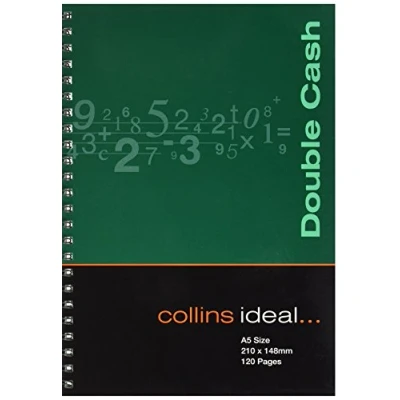 Abbildung von Collins Ideal Double Cash mit Spiralbindung A5 Notebook (120 Seiten)