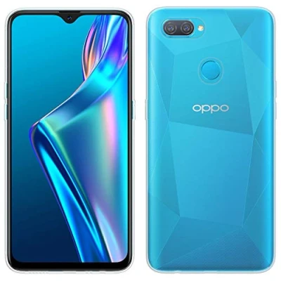 Abbildung von cofi1453® Silikon Hülle Basic kompatibel mit Oppo A12 Case TPU Soft Handy Cover Schutz Transparent