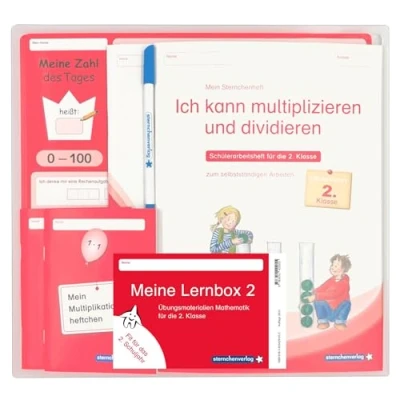 Abbildung von Meine Lernbox 2 Mathematik Fit für das 2. Schuljahr: Übungsmaterialien Klasse zu Hause und im Unterricht