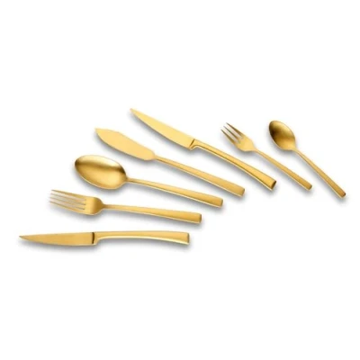 Abbildung von ECHTWERK Besteck Set &quot;Avelino Gold Edition&quot;, (Set, 42 tlg.), PVD mattiert, inkl. Aufbewahrungs Kassette