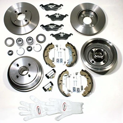 Abbildung von Autoparts Online Set 60005053 Bremsscheiben + Bremstrommel für vorne hinten
